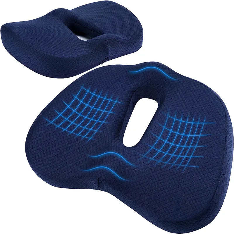 ErgoRelief™ Orthopedic Memory Foam Seat Cushion