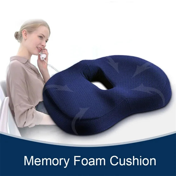 ErgoRelief™ Orthopedic Memory Foam Seat Cushion