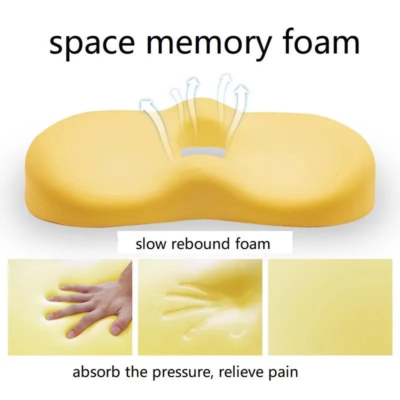 ErgoRelief™ Orthopedic Memory Foam Seat Cushion